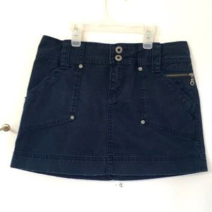 Last Chance!!! BOGO Old Navy Blue Cotton Mini skirt size 0.